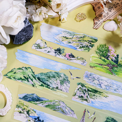 7cm*100cm By the lake PET Tape for journaling, scrapbooking and collage