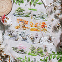 Whole Roll 6cm*5m Four seasons meandering PET Tape