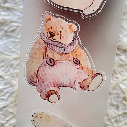 4cm*333cm Cute doll Die Cutting Washi/PET/Fog PET Tape for journaling, scrapbooking and collage