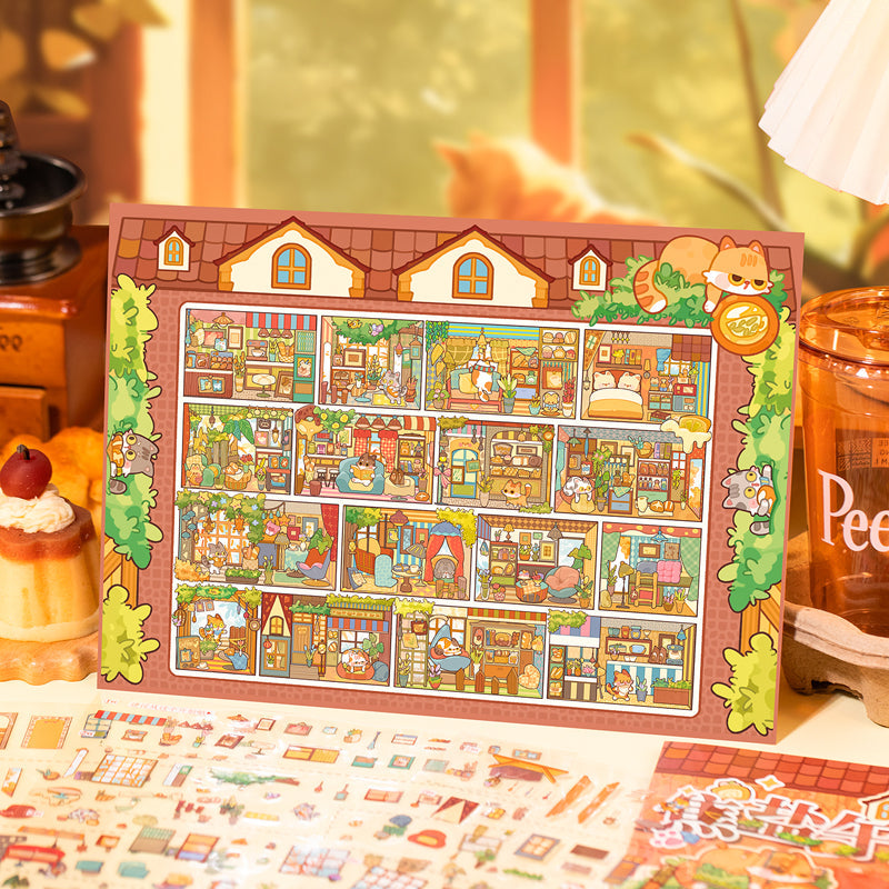 Secret Realm Series 3D Sticker featuring secret designs for journaling, scrapbooking and collage