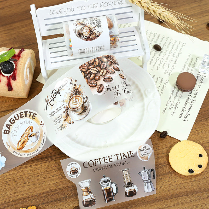 Warm Fragrant Moments Fog PET Tape for journaling, scrapbooking and collage