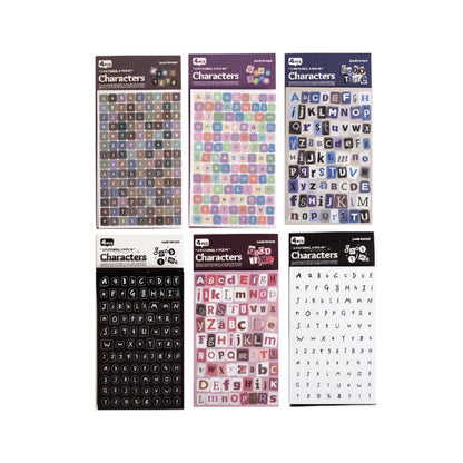 Character Series Sticker for journaling, scrapbooking and collage