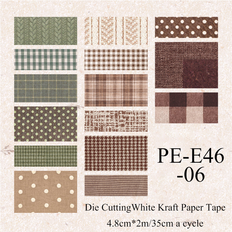 Time Weaving Machine Series Die Cutting White Kraft Paper Tape