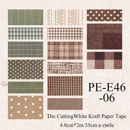Time Weaving Machine Series Die Cutting White Kraft Paper Tape