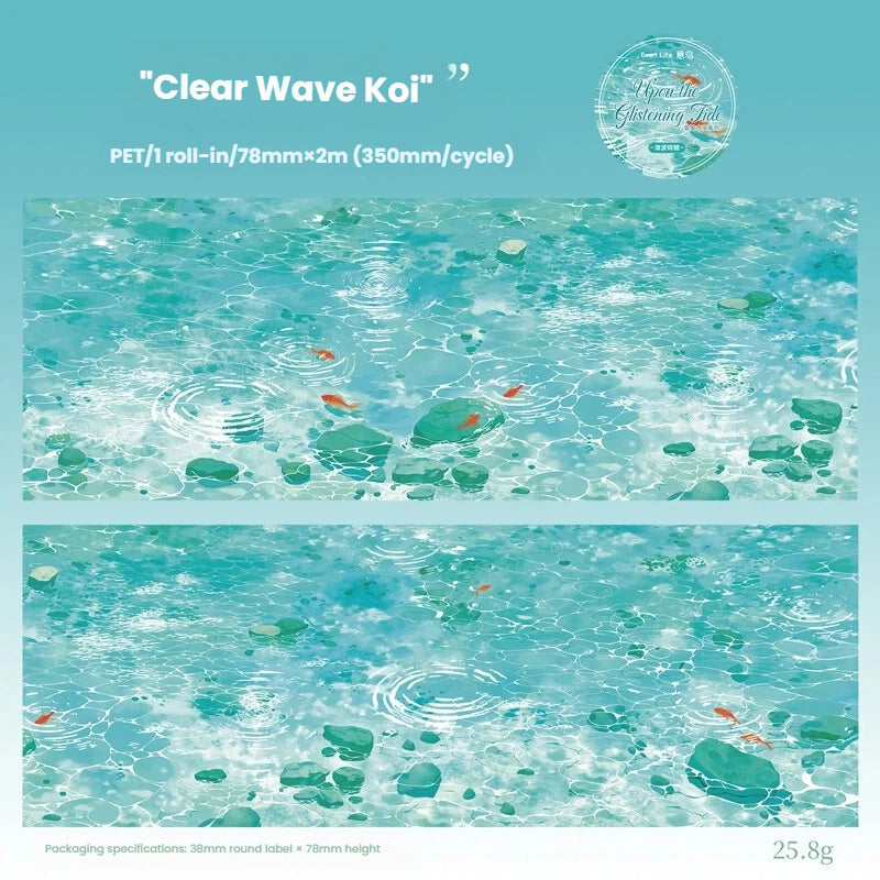 Clear Water Series PET Tape