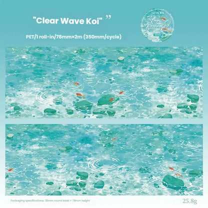 Clear Water Series PET Tape