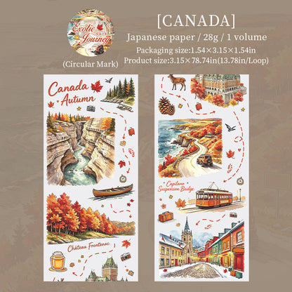 Exotic Journey Series Washi Tape