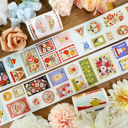 Spring Sounds Die Cutting Washi Tape featuring spring designs for journaling, scrapbooking and collage