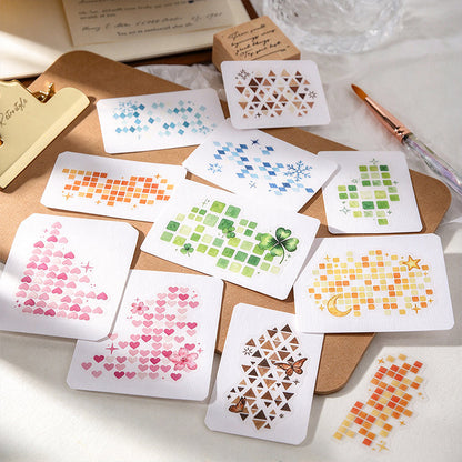 Between The Grids Series Sticker for journaling, scrapbooking and collage