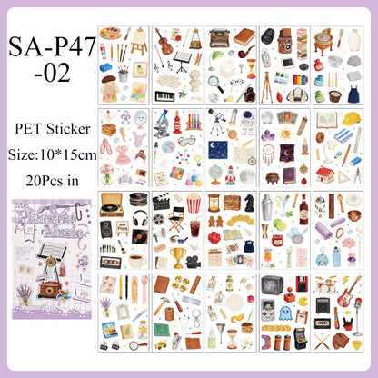 Beautifully Decorated Room Series Sticker Book