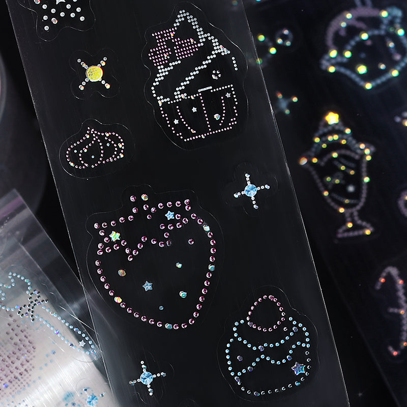 Diamond Declaration Series Laser Light Die Cutting PET Tape