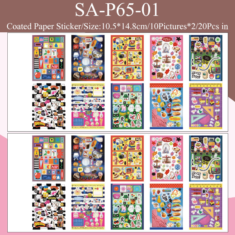 Color Preview Series Sticker Book