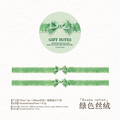 Gift Notes Series Coated Paper Tape