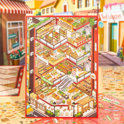 Food Supermarket Series 3D Sticker for journaling, scrapbooking and collage