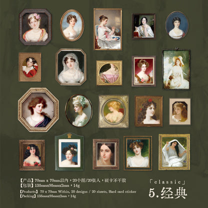 Medieval Picture Frame Series Sticker