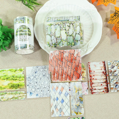 Stones Sprawl PET Tape for journaling, scrapbooking and collage