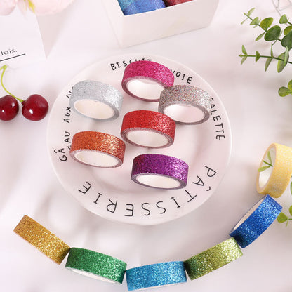 Flash Powder Washi Tape Set for journaling, scrapbooking and collage