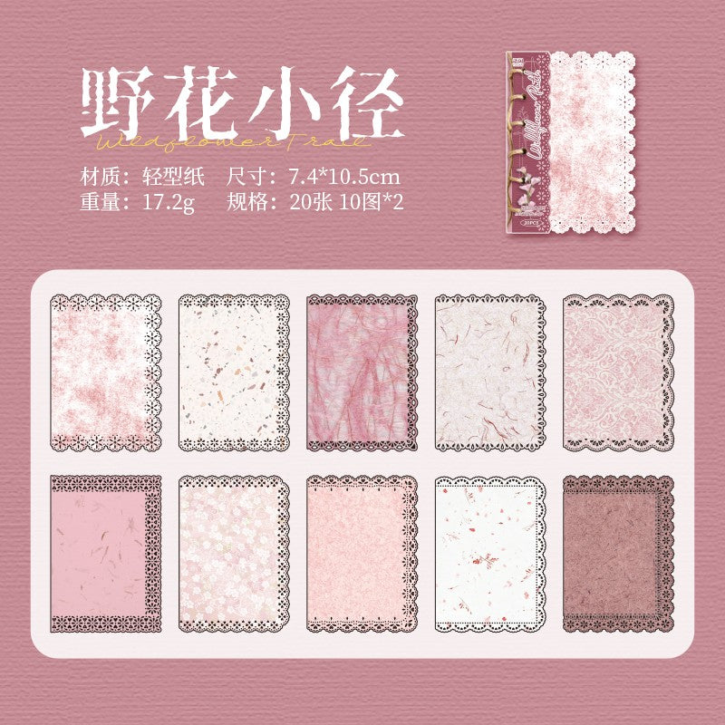 Lace Healing Material Paper