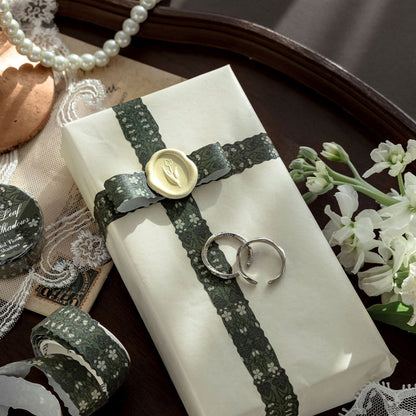 Gilded Flower Shadow Series Flash Sand Washi Tape