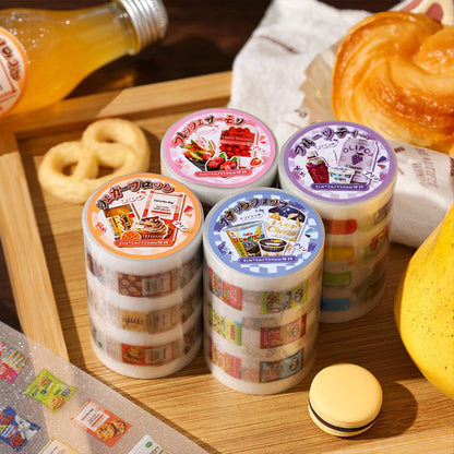 Daily Food Diary Series Die Cutting PET Tape