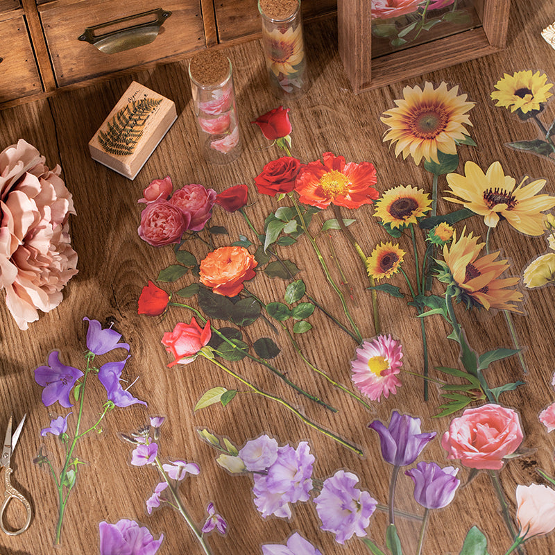 Time Flower Garden Sticker