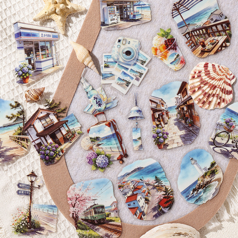 Small Town Travelogue Series Sticker for journaling, scrapbooking and collage