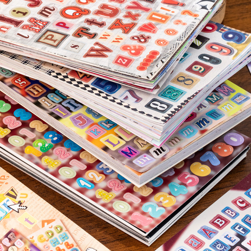 Little Moments Diary Series Sticker Book featuring book designs for journaling, scrapbooking and collage