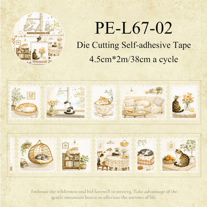 Evening Wind Knows Intent Series Die Cutting Self-adhesive Tape