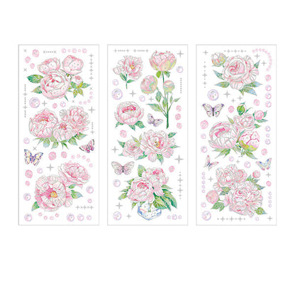 Butterfly love flowers Sticker