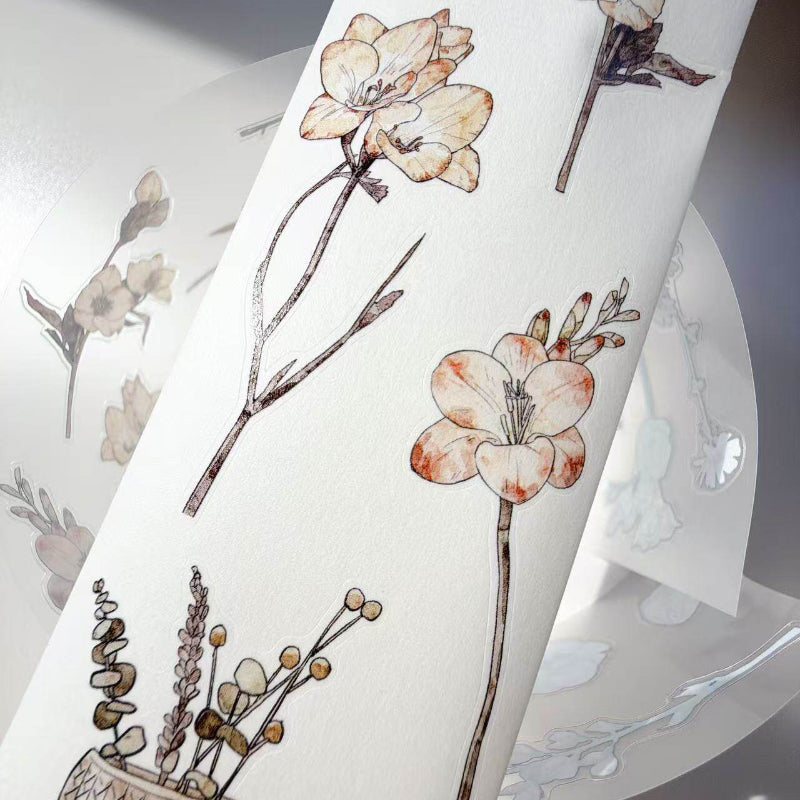 6cm*333cm Small Things Notes Die Cutting Washi/PET/Fog PET Tape for journaling, scrapbooking and collage