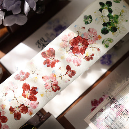 Starry Flower Sea Die-Cutting Washi Tape - Whole Roll 5cm×6m