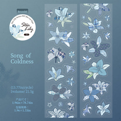 Star Flower Lily Series Die Cutting PET Tape