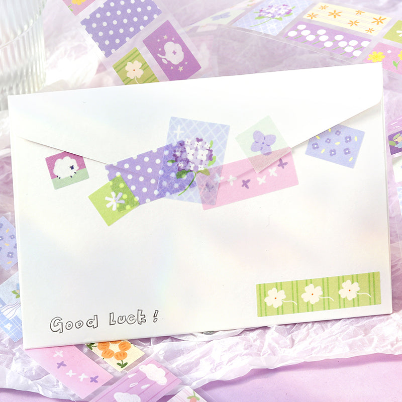 Endless Summer Series Die Cutting Washi Tape featuring summer designs for journaling, scrapbooking and collage