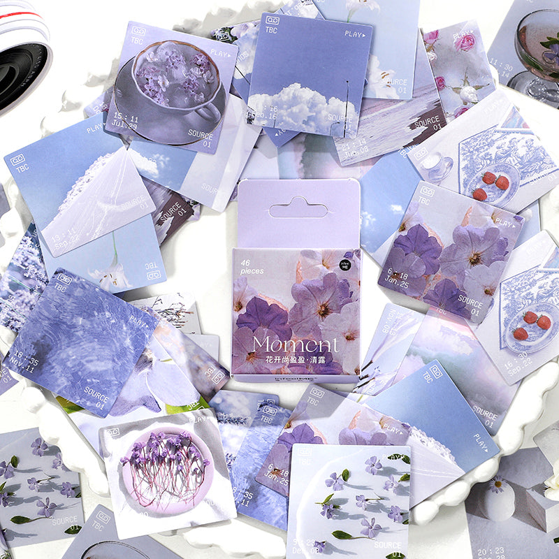 The flowers are still in full bloom Sticker