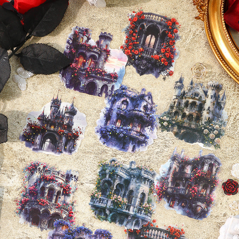 Gothic flower court Sticker