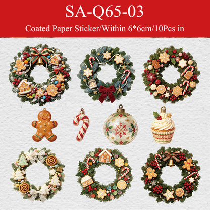 Christmas Wreath Collection Series Sticker