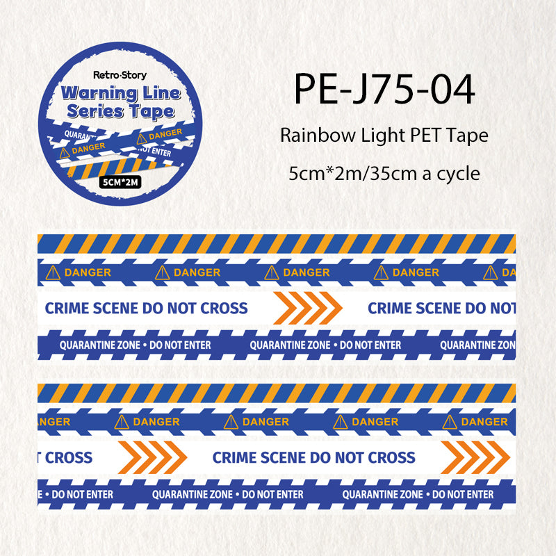 Alert Line Series Rainbow Light PET Tape