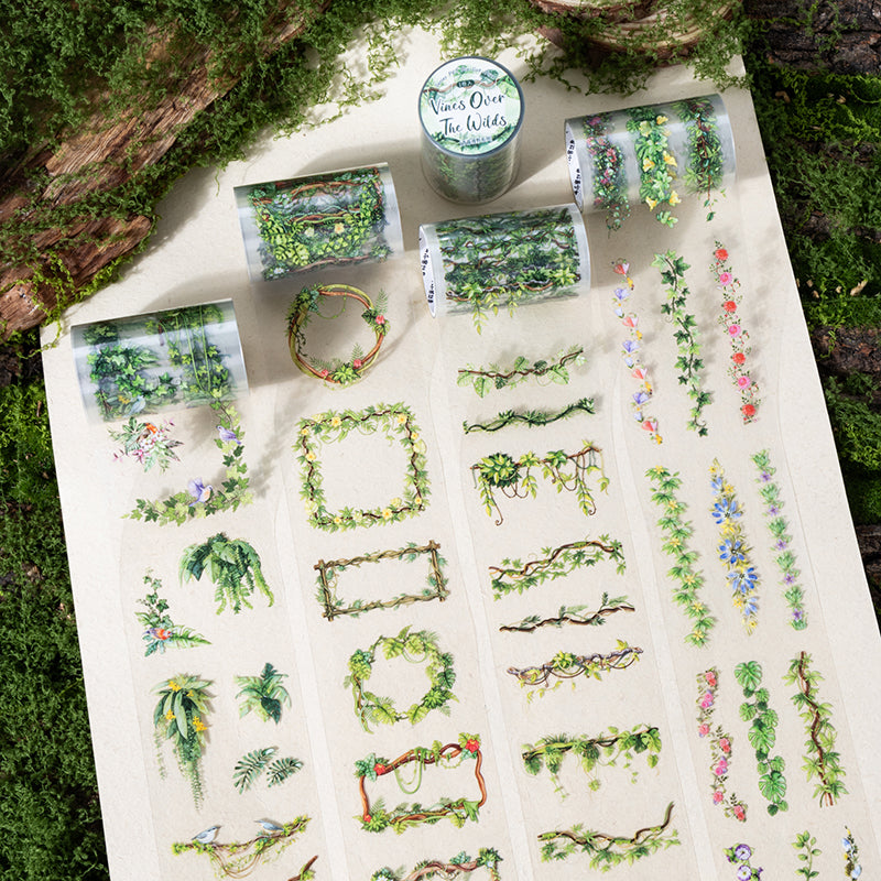 Green Vine Widespread Series Die Cutting PET Tape