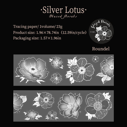Glass Flower Series Sulfuric Acid Paper Tape