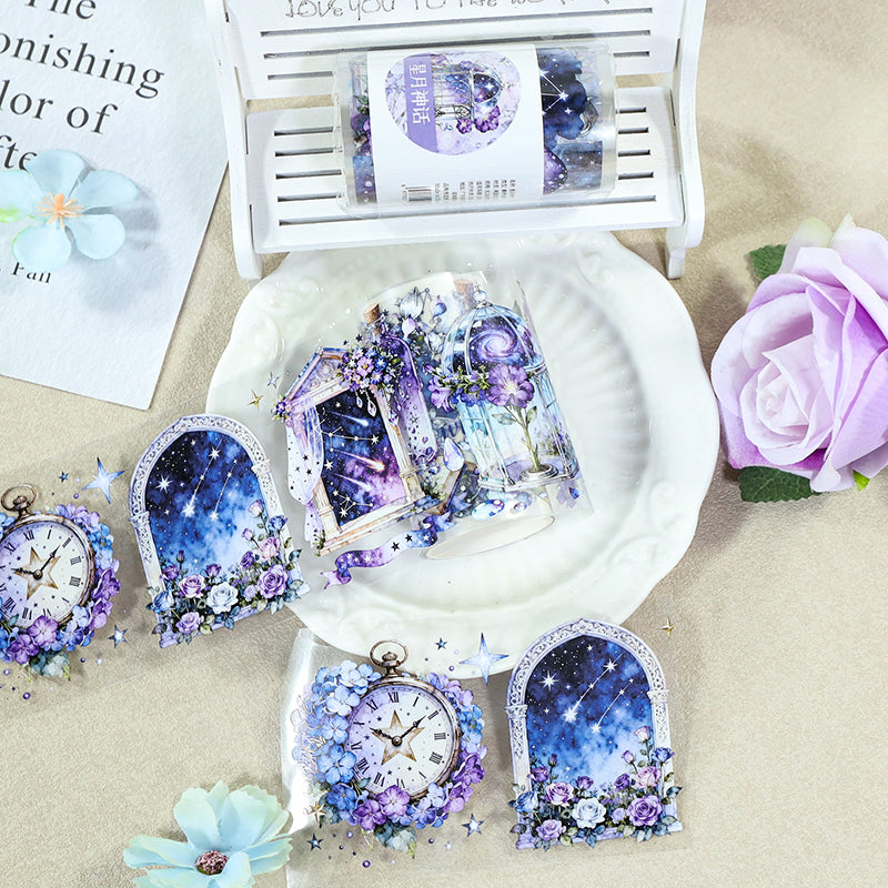 Star Moon Myth PET Tape featuring star, and moon designs for journaling, scrapbooking and collage