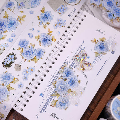 6cm*120cm Clear Dew Die Cutting Washi/PET Tape for journaling, scrapbooking and collage