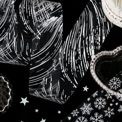 Cloud wisps Series PET Tape featuring cloud designs for journaling, scrapbooking and collage