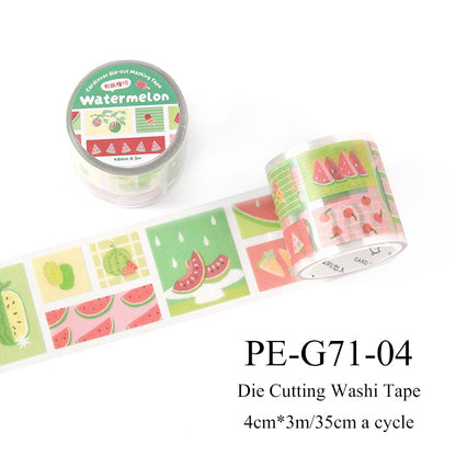 Endless Summer Series Die Cutting Washi Tape