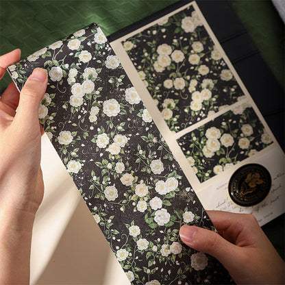 Blooming Camellia Flower Series Washi Tape