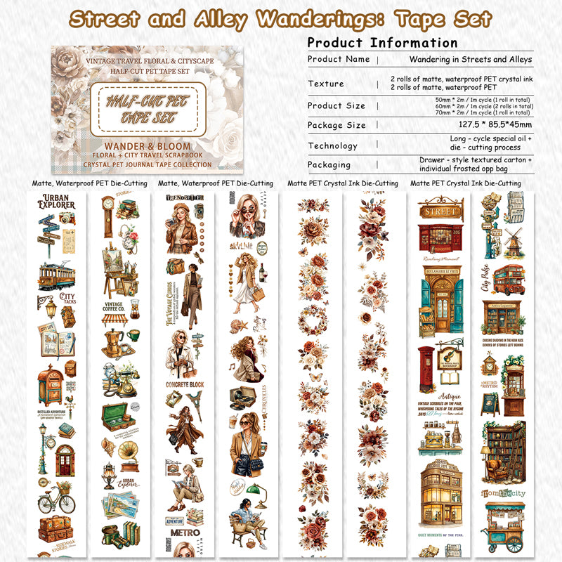 Walk Through Streets Alleys Tape Set