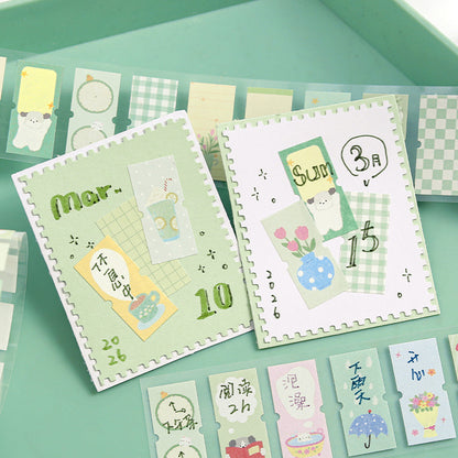 Warm Light Mark series Die Cutting Writing Paper Tape featuring light designs for journaling, scrapbooking and collage