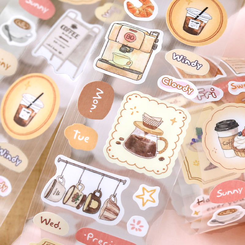 Healing Checklist Series Die Cutting Self-adhesive Tape featuring check designs for journaling, scrapbooking and collage