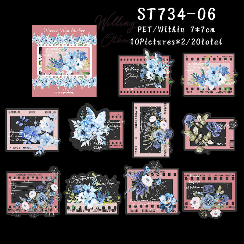 Flower film Sticker