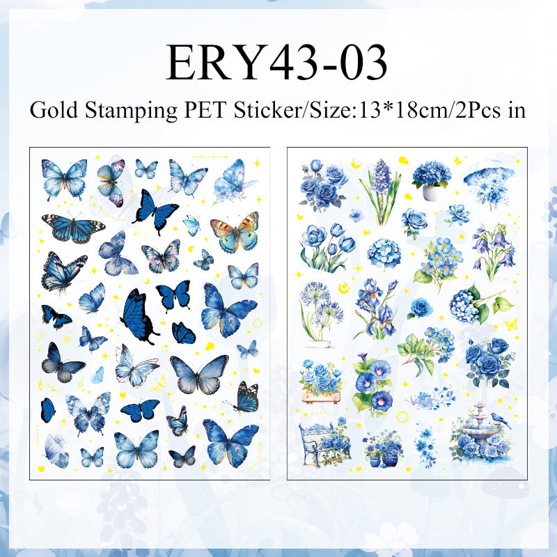 Flower Butterfly Language Sticker