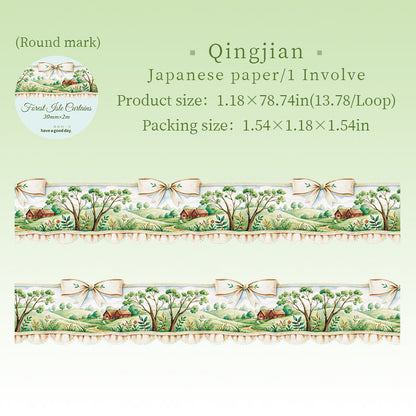 Forest Jsle Curtains Series Washi Tape